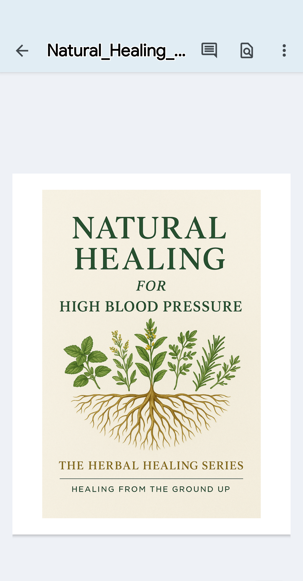 Natural Healing for High Blood Pressure